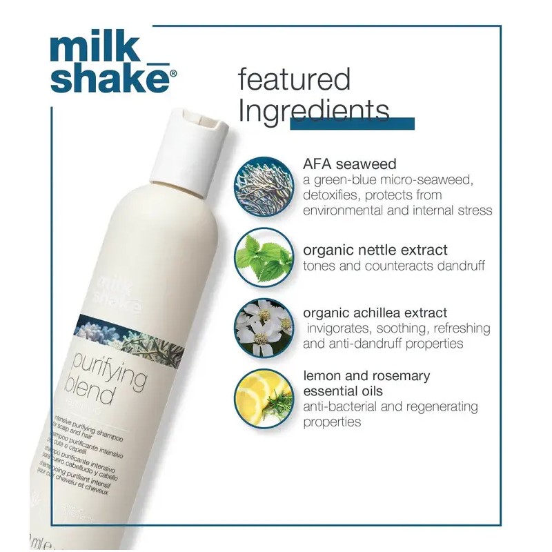 شامپو ضدشوره میلک شیک purifying blend