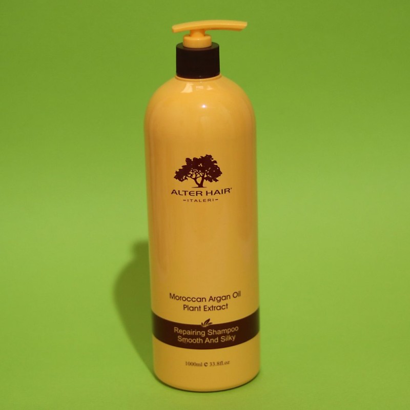 شامپو ترمیم کننده روغن آرگان مناسب موهای خشک و نرمال آلترهیر مدل Argan Repair آلتر هیر حجم 500 میل