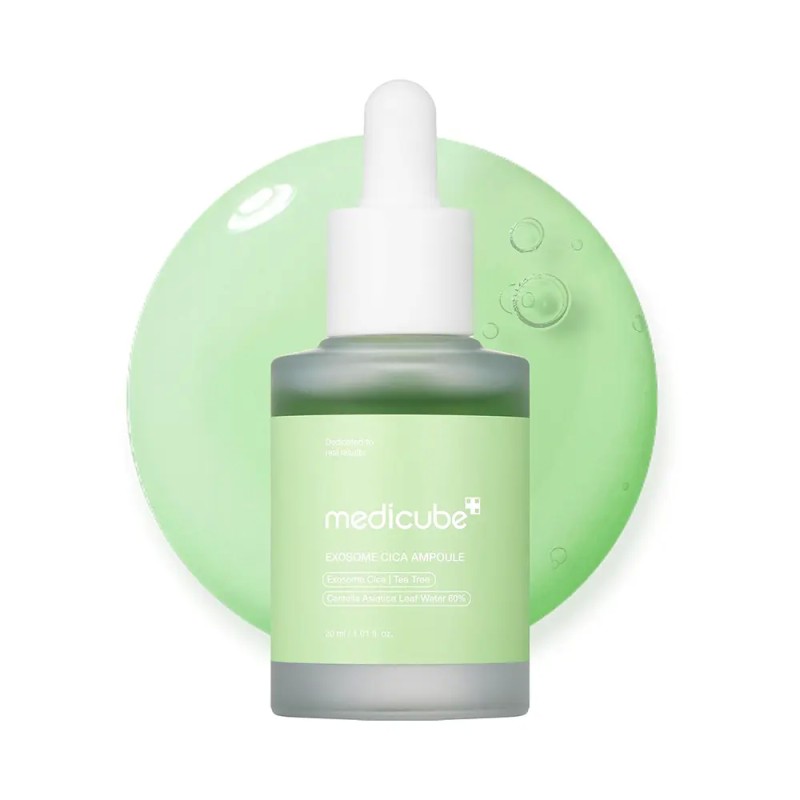 سرم اگزوزوم سیکا مدی کیوب تسکین دهنده قوی پوست Medicube Exosome Cica Ampoule