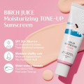 کرم ضدآفتاب تون‌آپ مرطوب‌کننده شیره توس مناسب انواع پوست راندلب Birch Juice Moisturizing Tone-up Sunscreen حجم 50 میل
