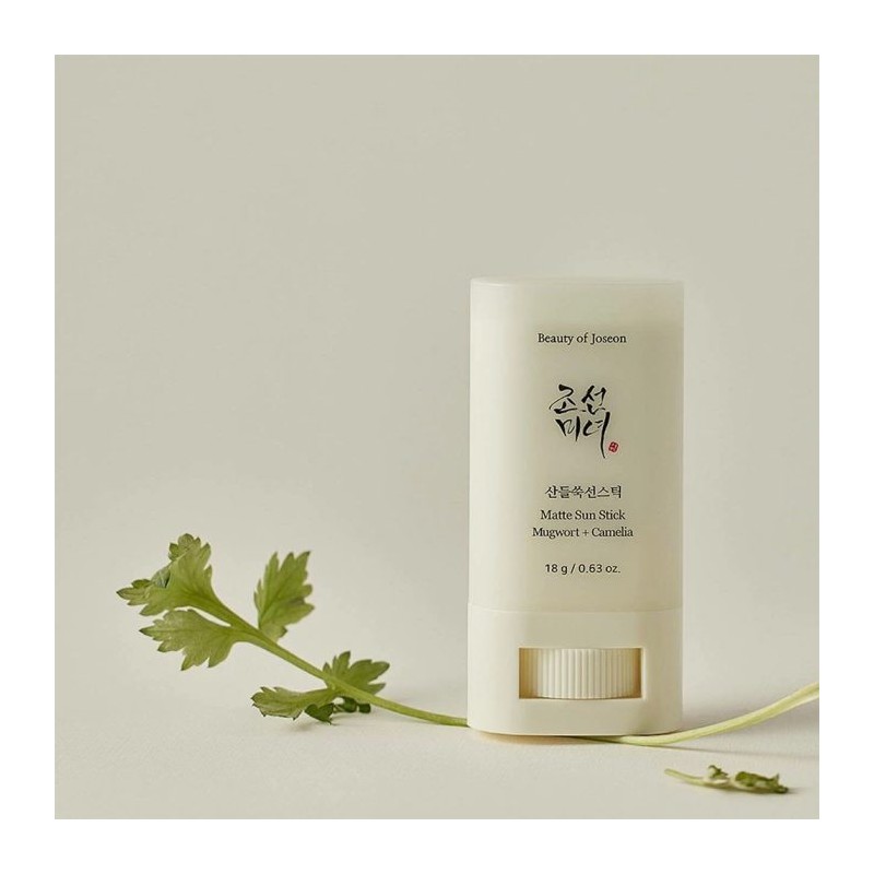 مناسب پوست چرب و بیوتی آف جوسان | Beauty of Joseon Matte Sun Stick Mugwort+Camelia SPF 50+ PA++++ حجم 18 گرم