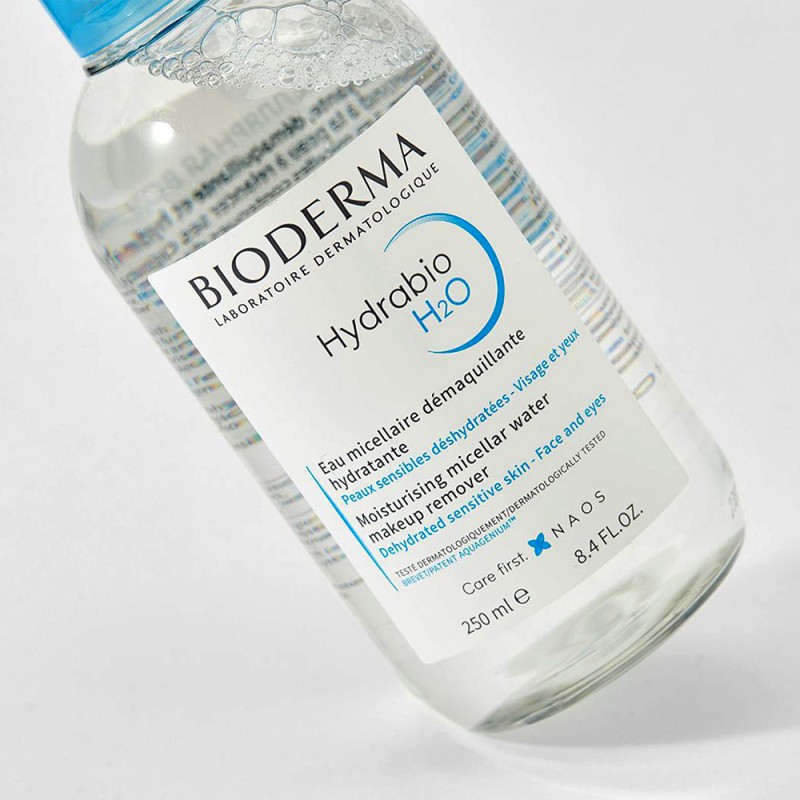 میسلار واتر آبرسان مناسب پوست خشک و بایودرما | Bioderma Hydrabio Moisturizing Micellar Water Makeup Remover حجم 500 میل