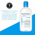 میسلار واتر آبرسان مناسب پوست خشک و بایودرما | Bioderma Hydrabio Moisturizing Micellar Water Makeup Remover حجم 500 میل