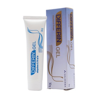 ژل ضد جوش و لایه بردار آداپالن ۰.۱ درصد مناسب پوست مستعد آکنه دیفرین دیفرین | Differin Adapalene Gel 0.1 حجم 30 گرم