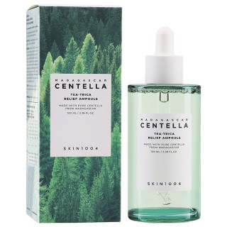 آمپول تسکین دهنده سنتلا مناسب پوست چرب و اسکین ۱۰۰۴ | SKIN1004 Madagascar Centella Tea-Trica Relief Ampoule حجم 100 میل