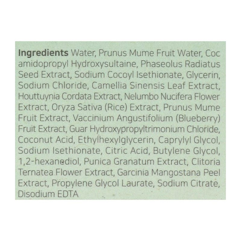 ژل شستشوی لایه بردار ملایم و تسکین دهنده مناسب پوست چرب و مختلط بیوتی اف جوسان Green Plum Refreshing Cleanser حجم 100 میل