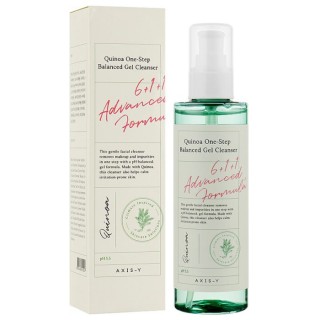 ژل شستشو متعادل کننده پوست چرب و مختلط حاوی کینوا اکسیس وای اکسیس وای | AXIS-Y One-Step Balanced Gel Cleanser حجم 180 میل