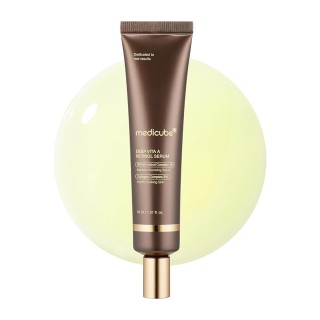 سرم ضد چروک و جوانساز رتینول مناسب انواع پوست مدی کیوب مدی کیوب | medicube Vita A Retinol Serum حجم 30 میل