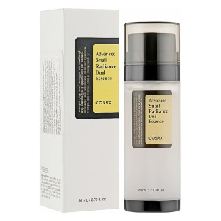 اسنس دوگانه آبرسان و روشن‌کننده موسین حلزون کوزارکس کوزارکس | COSRX Snail Radiance Dual Essence حجم 80 میل