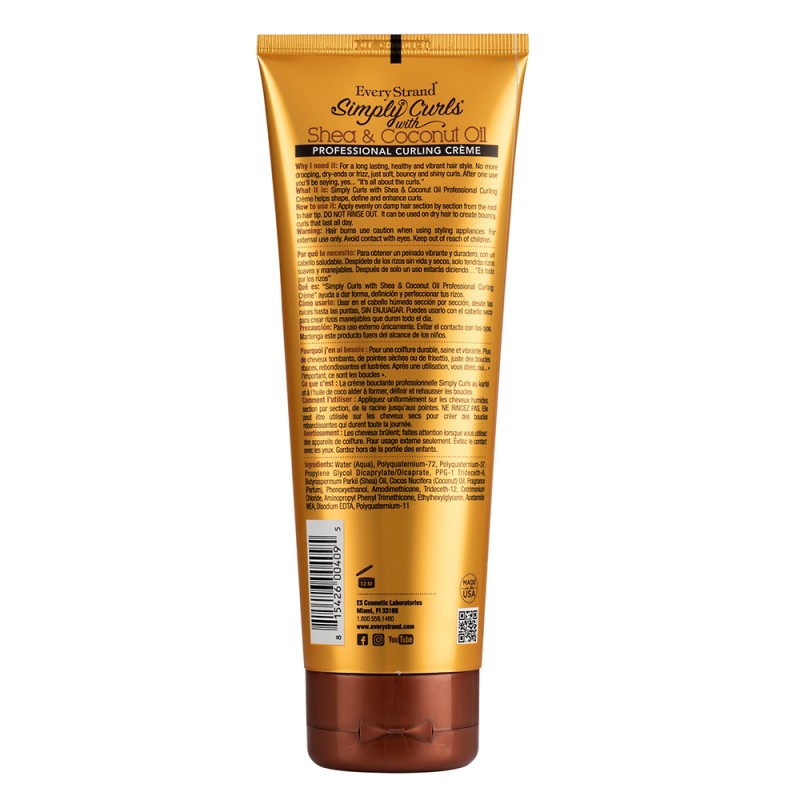 کرم فر کننده موهای فر و مجعد اوری استرند اوری استرند | Every Strand Curls Professional Curling Cream حجم 236 گرم