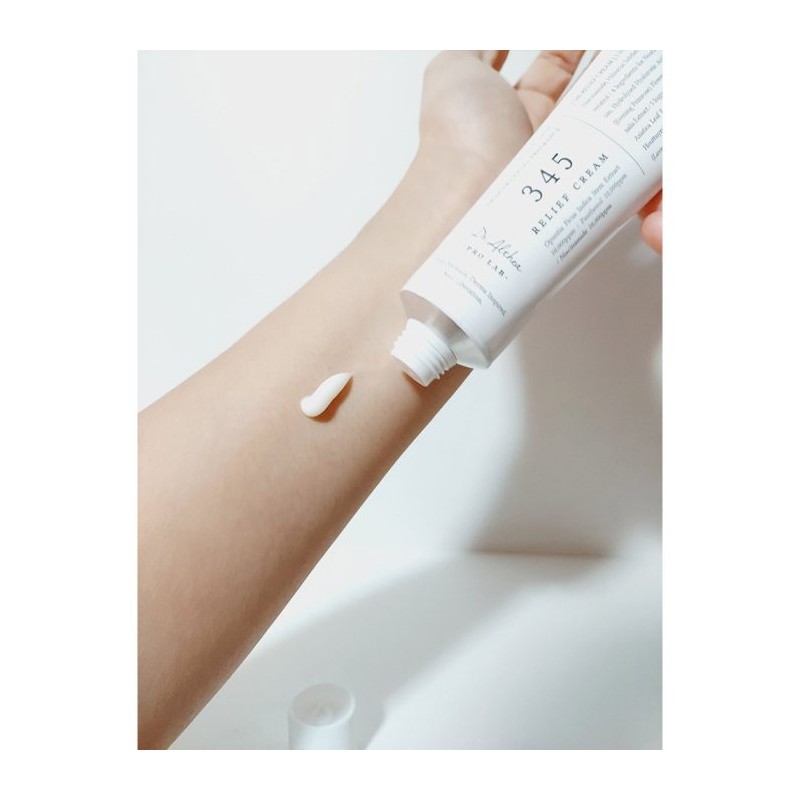 کرم ترمیم کننده و تسکین دهنده مناسب انواع پوست دکتر التیا 345 Relief Cream حجم 50 میل
