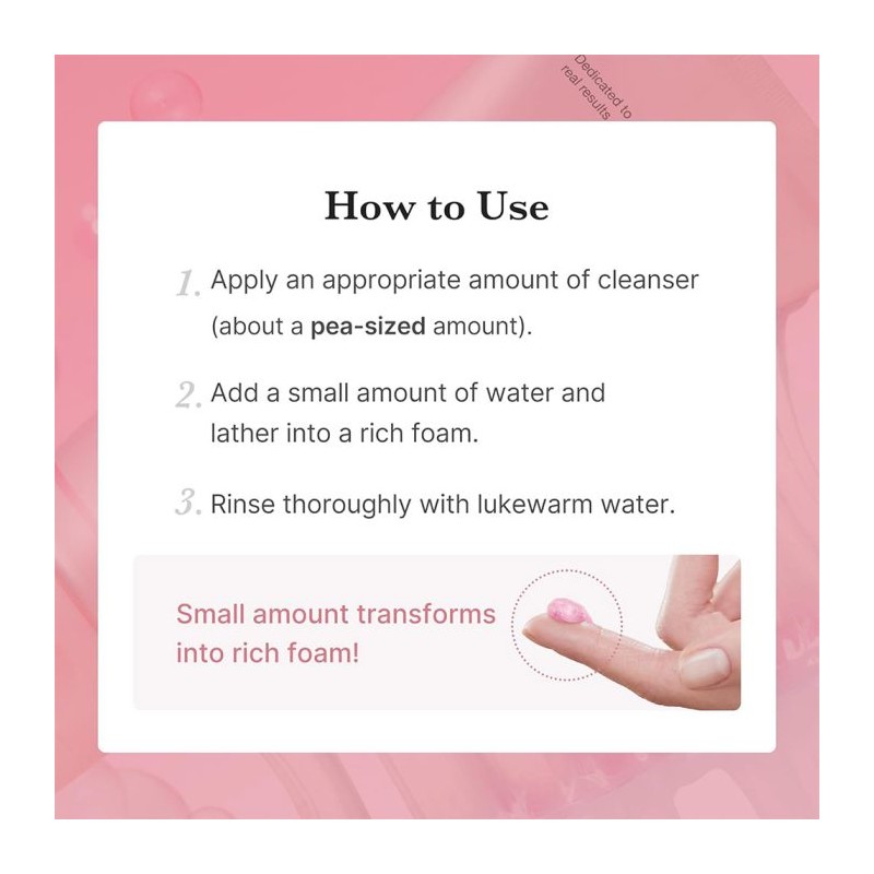 شوینده روشن کننده و ترمیم کننده مناسب انواع پوست مدی کیوب PDRN Pink Niacinamide Whip Cleanser حجم 120 میل