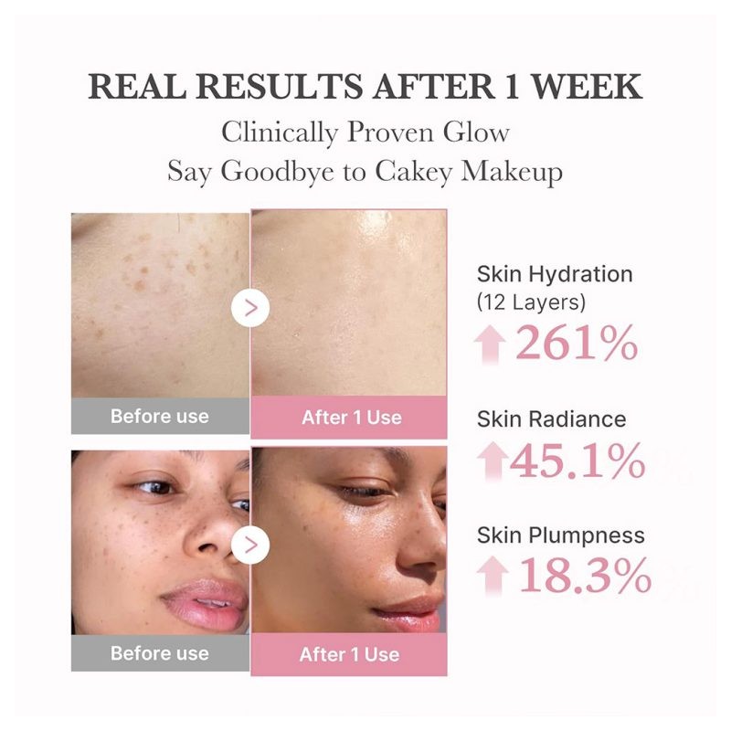 سرم حبابی ترمیم کننده و جوانساز PDRN و کلاژن مناسب انواع پوست مدی کیوب PDRN Pink Collagen Bubble Serum حجم 95 میل