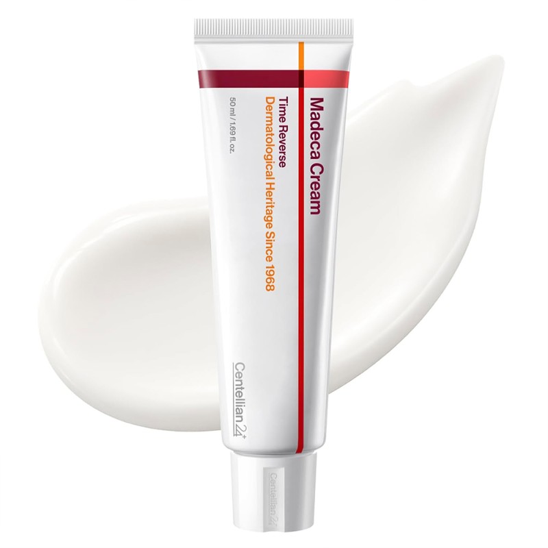 کرم ضد چروک و ترمیم کننده مناسب پوست حساس و آسیب دیده سنتلین 24 Madeca Cream Time Reverse حجم 50 میل