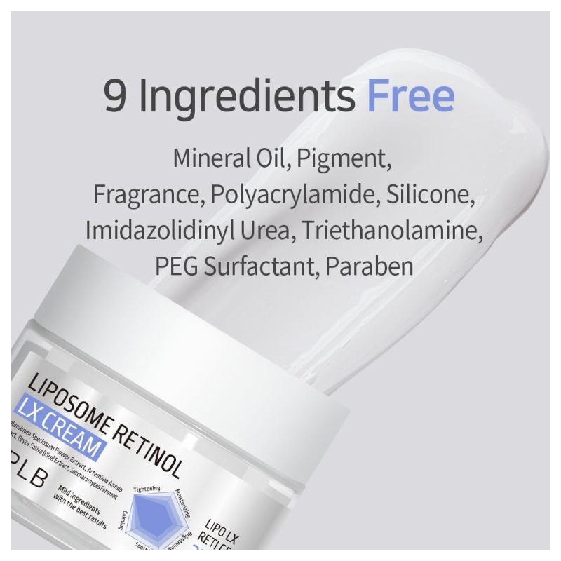 کرم ضد چروک و جوانساز رتینول لیپوزومی مناسب انواع پوست APLB Liposome Retinol LX Cream حجم 55 میل