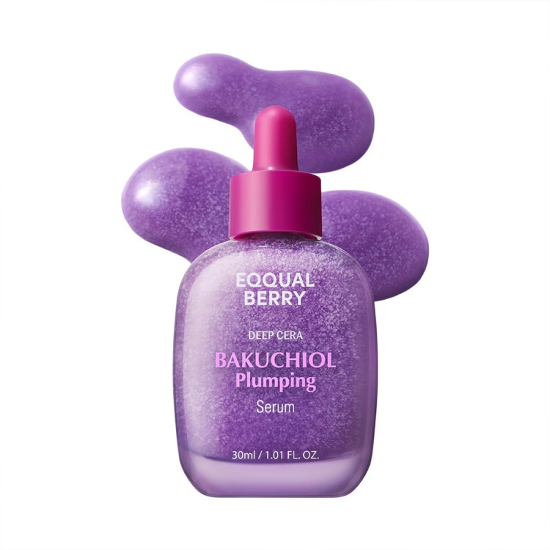 سرم ضد چروک و ترمیم کننده پلامپینگ مناسب انواع پوست اکوال بری Bakuchiol Plumping Serum حجم ۳۰ میل