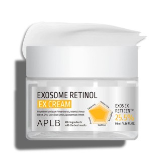 کرم ضد چروک و جوانساز رتینول و اگزوزوم مناسب پوست شل و مستعد پیری APLB Exosome Retinol EX Cream حجم 55 میل