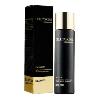 امولسیون جوانساز با ترکیبات پپتیدی و نیاسینامید مناسب انواع پوست مدی‌پیل MEDIPEEL Cell Toxing Dermajours Emulsion حجم 150 میل