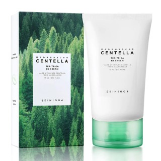 کرم ضد جوش تی تری سنتلا مناسب پوست‌های مستعد آکنه اسکین ۱۰۰۴ | SKIN1004 Madagascar Centella Tea-Trica B5 Cream حجم ۷۵ میل