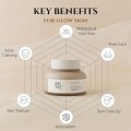 ماسک درخشان‌کننده با پودر برنج وعسل مناسب انواع پوست بیوتی اف جوسان  Ground Rice and Honey Glow Mask حجم 150 میل