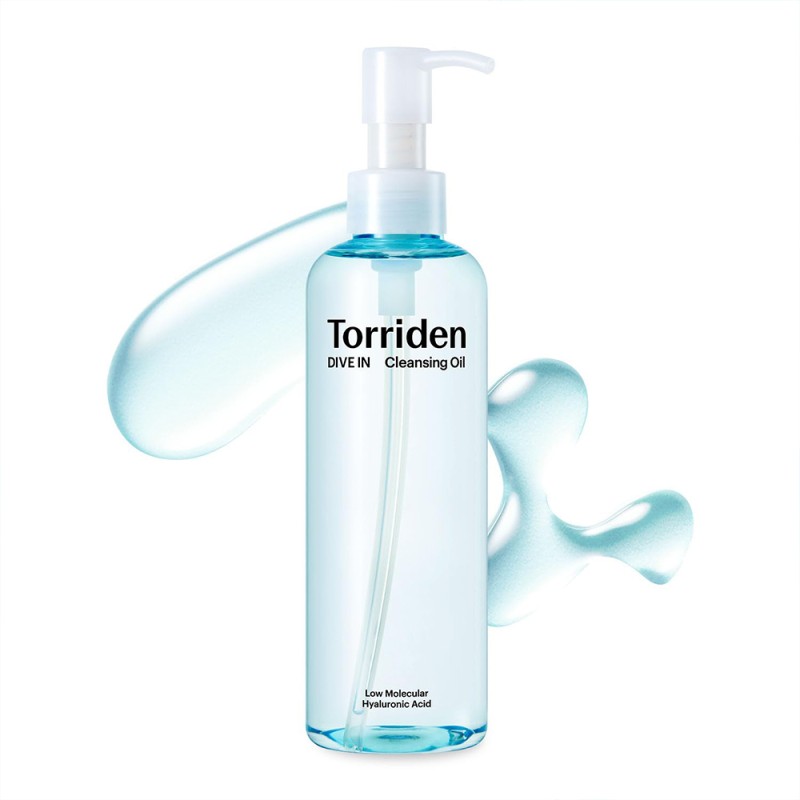 شوینده روغنی آبرسان عمقی و کنترل‌کننده منافذ مناسب انواع پوست توریدن Torriden DIVE IN Cleansing Oil حجم 200 میل