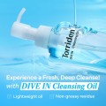 شوینده روغنی آبرسان عمقی و کنترل‌کننده منافذ مناسب انواع پوست توریدن Torriden DIVE IN Cleansing Oil حجم 200 میل