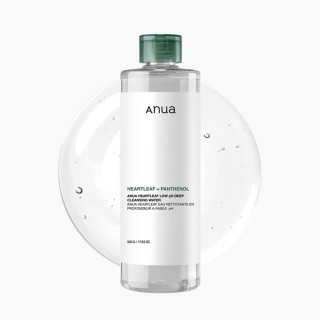 میسلار واتر تسکین دهنده و پاک کننده عمقی پوست هارتلیف آنوا آنوا | ANUA Heartleaf Low pH Deep Cleansing Water حجم 500 میل