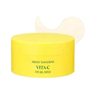 پچ ژلی روشن‌کننده دور چشم با ویتامین سی مناسب پوست کدر و دارای لک گودال Goodal Green Tangerine Vita C Eye Gel Patch وزن 72 گرم