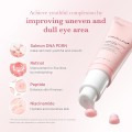 کرم دور چشم ضدچروک و روشن‌کننده با PDRN و پپتاید مناسب انواع پوست مدی کیوب  Medicube PDRN Pink Peptide Eye Cream حجم 30 میل