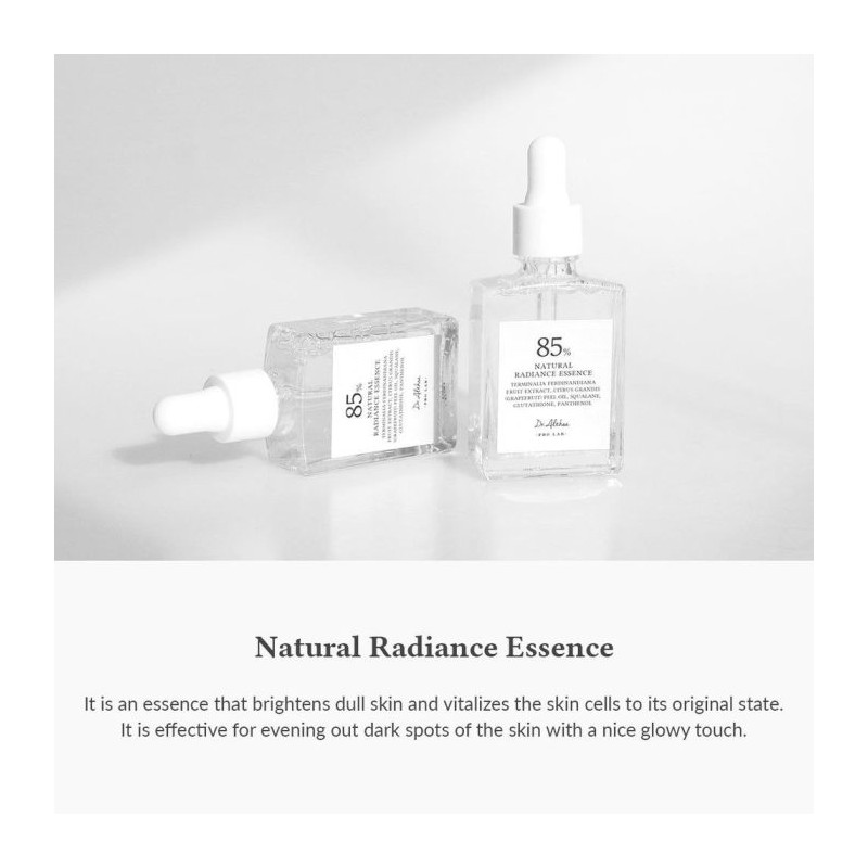 اسانس روشن‌کننده و ضدلک با نیاسینامید مناسب انواع پوست دکتر التیا Dr. Althea Natural Radiance Essence  حجم 30 میل