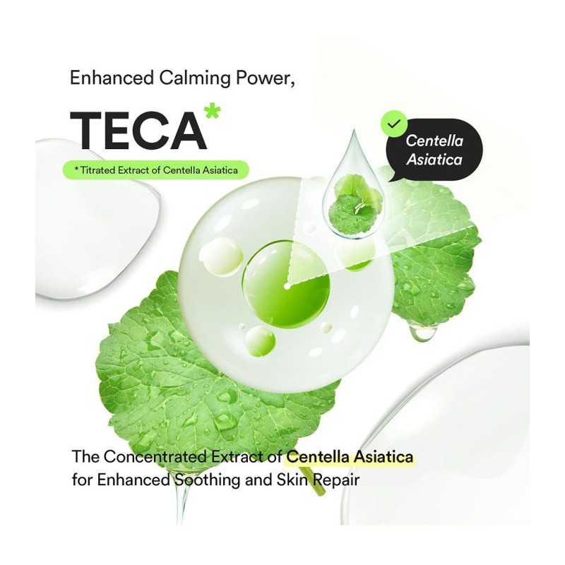 سرم کپسولی تسکین‌دهنده و روشن‌کننده با هارتلیف و TECA مناسب پوست حساس ابیب Abib Heartleaf TECA Calming Drop Serum حجم 50 میل