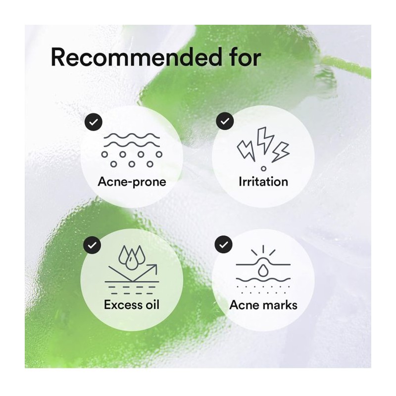 سرم کپسولی تسکین‌دهنده و روشن‌کننده با هارتلیف و TECA مناسب پوست حساس ابیب Abib Heartleaf TECA Calming Drop Serum حجم 50 میل