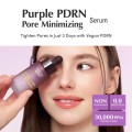 سرم کنترل منافذ با اسیدهای لایه‌بردار مناسب پوست چرب و مختلط اکوال بری EQQUALBERRY Purple PDRN Pore Minimizing Serum حجم 30 میل