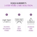 سرم کنترل منافذ با اسیدهای لایه‌بردار مناسب پوست چرب و مختلط اکوال بری EQQUALBERRY Purple PDRN Pore Minimizing Serum حجم 30 میل