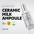 آمپول آبرسان با ۶ سراماید و کمپلکس میلک وگان مناسب پوست خشک و دهیدراته تیر تیر TIRTIR Ceramic Milk Ampoule حجم 40 میل