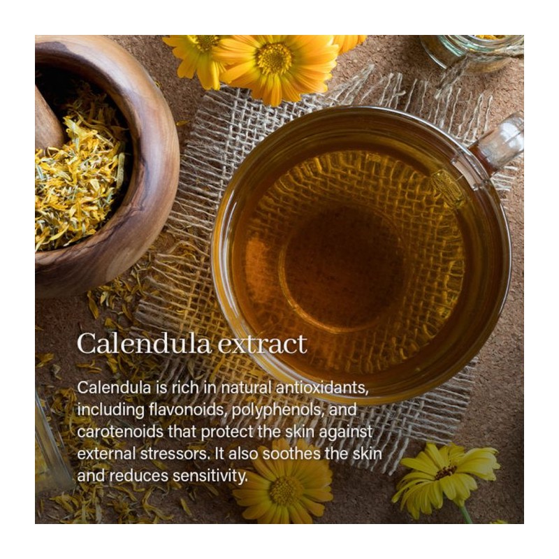 پاک کننده عمقی تسکین دهنده و مرطوب کننده مناسب پوست حساس و مستعد جوش آرنسیا L'aromatique Calendula Cleanser حجم 120 گرم