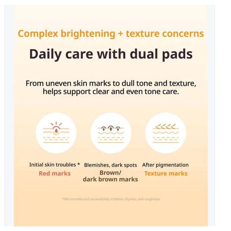 پد تونر ضد لک ویتامین سی و نیاسینامید مناسب پوست کدر و دارای لک توریدن CELLMAZING Brightening Spot Toning Pad حجم 175 میل