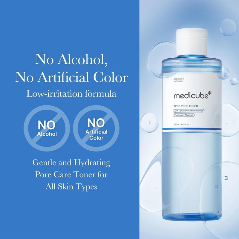 تونر لایه بردار و کنترل منافذ مدی کیوب Medicube Zero Pore Toner