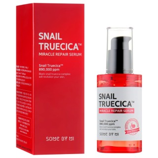 سرم حلزون سیاه ترمیم کننده و تسکین دهنده پوست سام بای می اسنیل تروسیکا Some By Mi Snail Truecica Miracle Repair Serum