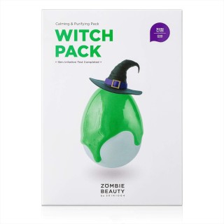 پک ماسک کنترل منافذ و تسکین دهنده خاک رس و چای سبز اسکین 1004 SKIN1004 Witch Pack Creamy Mud Pack with Green Tea