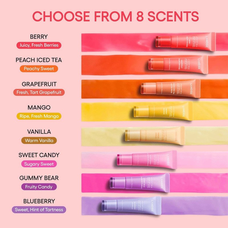 بالم لب لانیژ درخشان کننده و مرطوب کننده LANEIGE Lip Glowy Balm - berry