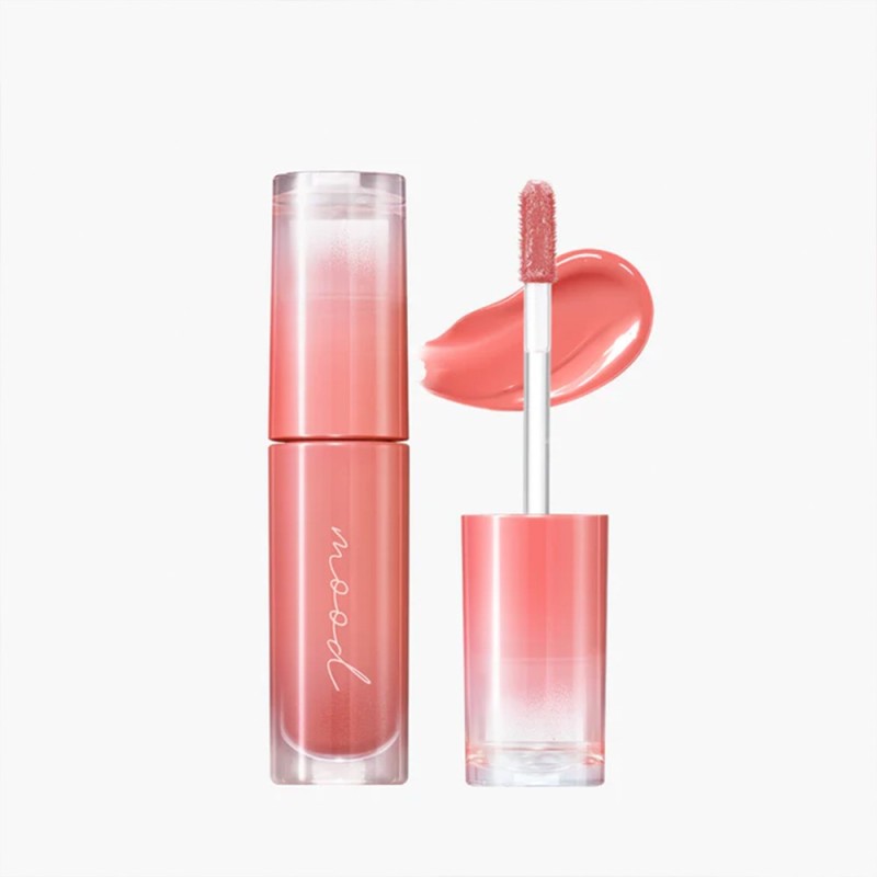 تینت لب براق پریپرا Peripera Ink Mood Glowy Tint - 02-coral-influencer