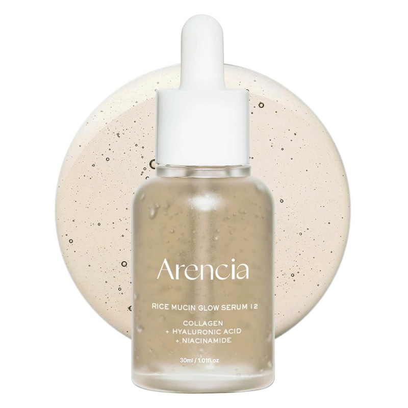 سرم روشن کننده برنج و حلزون آرنسیا Arencia Rice Mucin Glow Serum