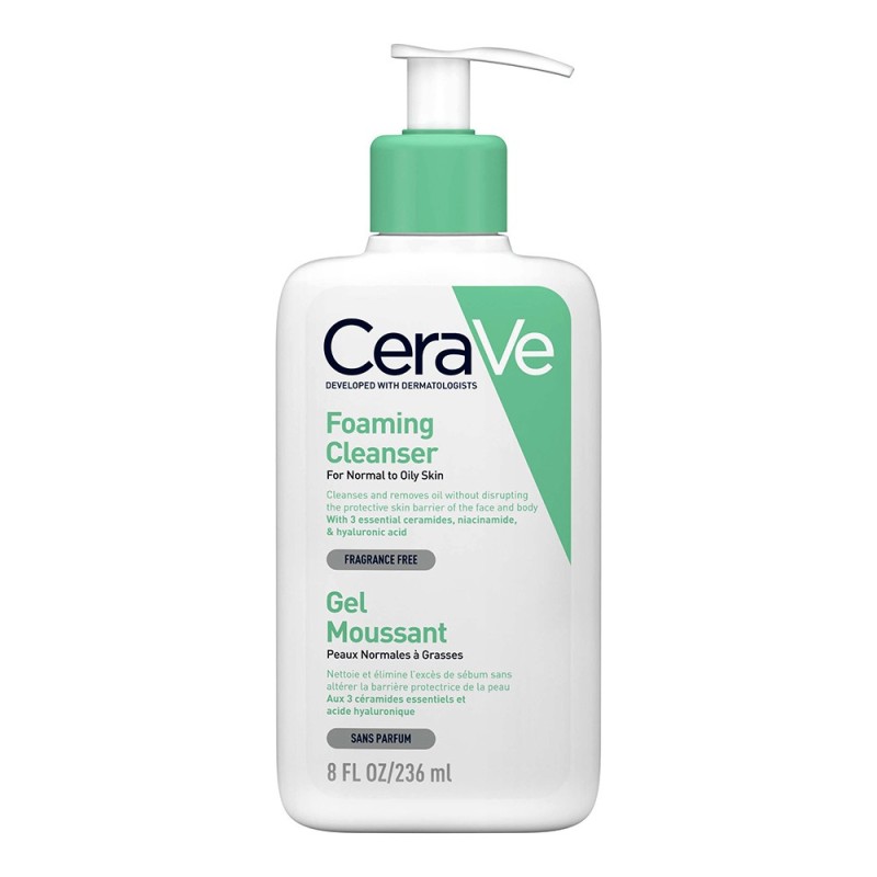 فوم شستشوی صورت سراوی مخصوص پوست نرمال تا چرب Cerave Foaming Cleanser For Normal To Oily Skin 87ml - 236-%d9%85%db%8c%d9%84%db%8