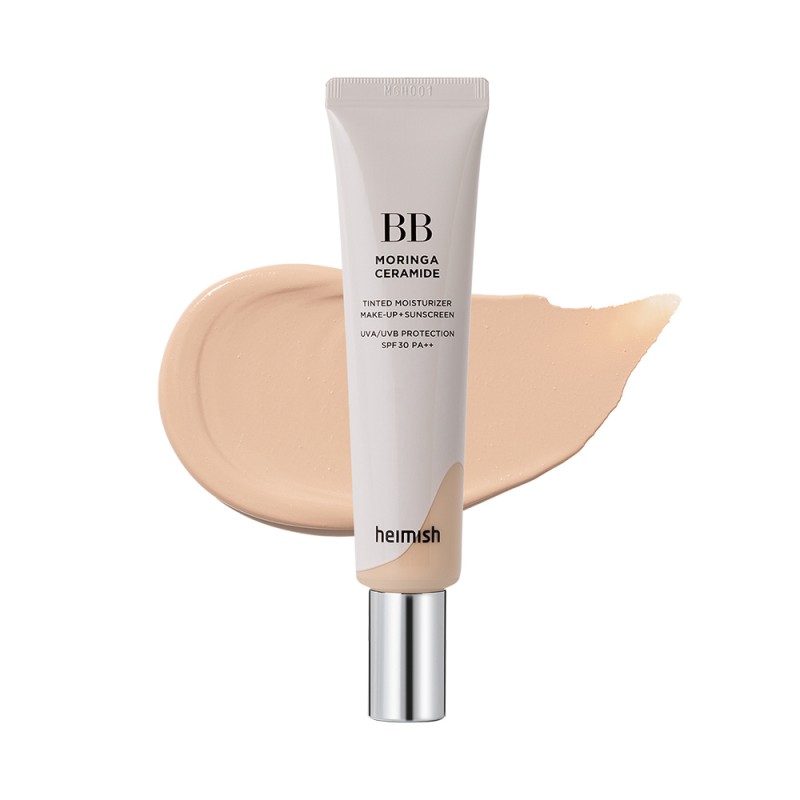 بی بی کرم مورینگا سرامید هیمیش Heimish Moringa Ceramide BB Cream SPF 30 - 19-fair-beige