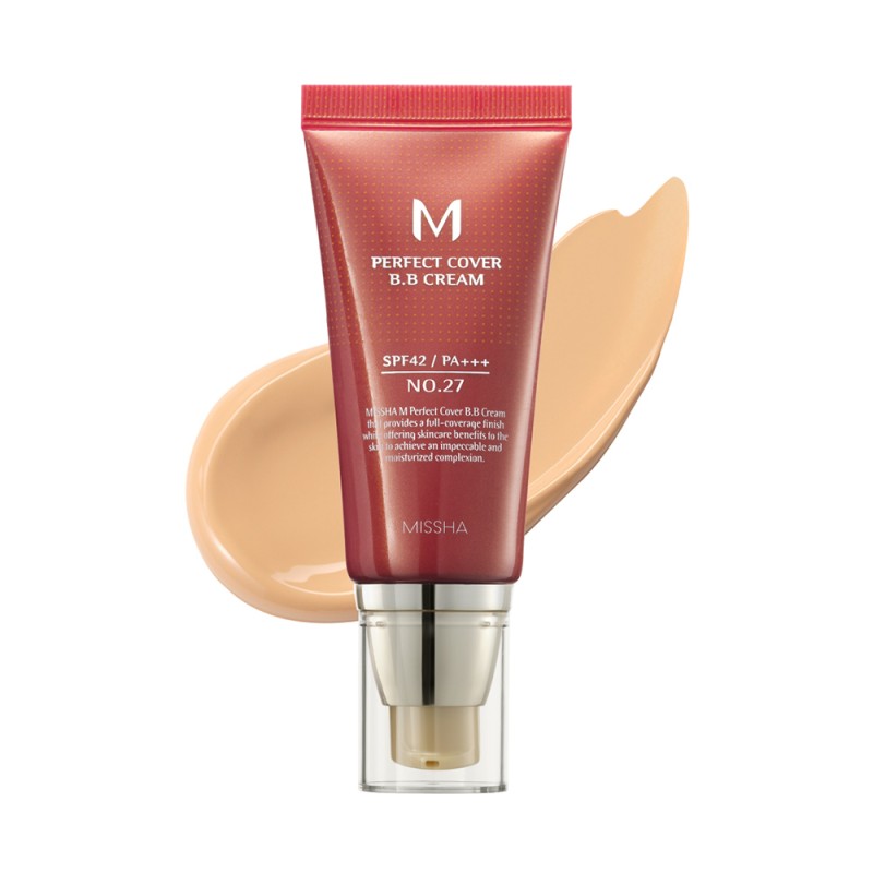 بی بی کرم پرفکت کاور میشا Missha M Perfect Cover BB Cream SPF42 - 27