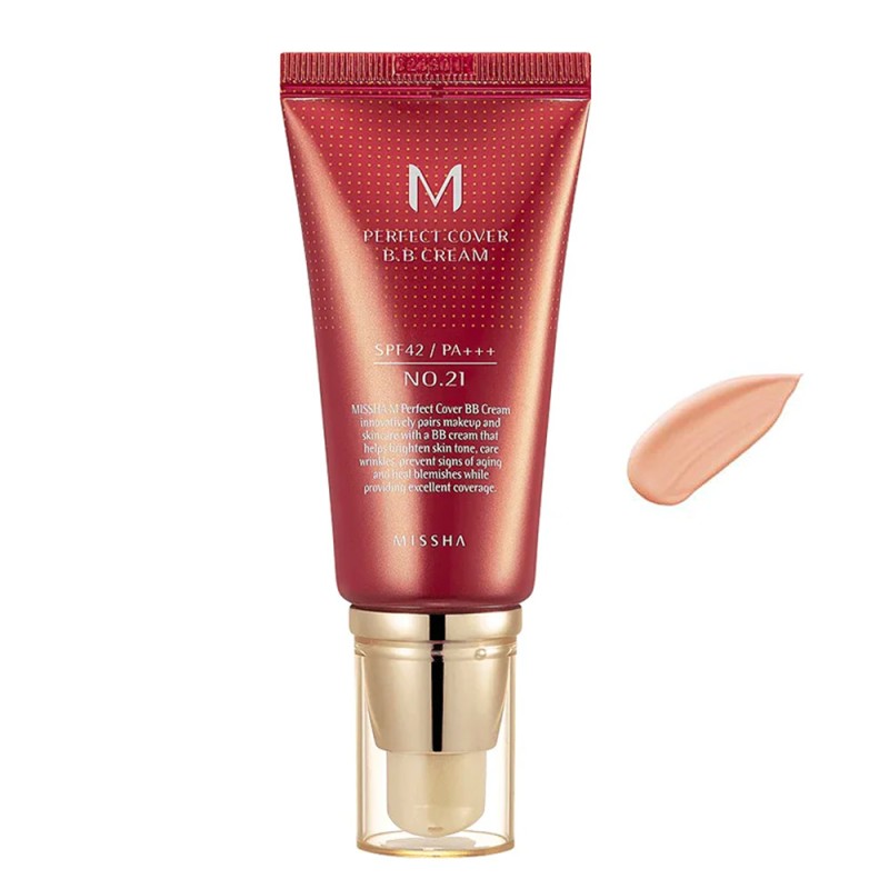 بی بی کرم پرفکت کاور میشا Missha M Perfect Cover BB Cream SPF42 - 27