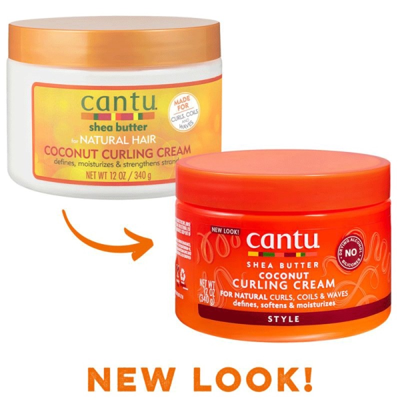 کرم فر کننده مو نارگیل و شی باتر کانتو Cantu Shea Butter Coconut Curling Cream