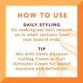 کاسترد حالت دهنده و براق کننده شی باتر کانتو Cantu Shea Butter Define & Shine Custard