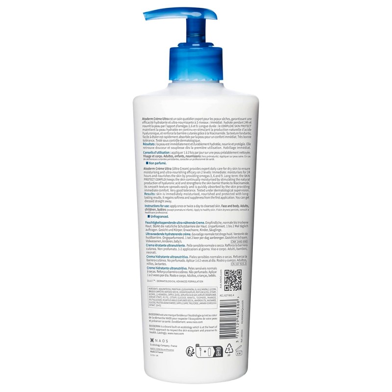 کرم مرطوب کننده و تغذیه کننده صورت و بدن اتودرم بایودرما مناسب پوست خشک Bioderma Atoderm Cremes Day Cream - 200-%d9%85%db%8c%d9%